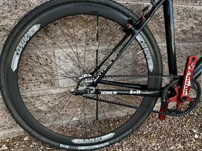 $1,400 Raleigh carbon singlespeed cyclocross 53cm SSCX Gates
                                                in
                                Las Vegas,
                                Nevada