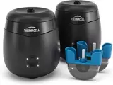$78 Thermacell E55 E-Series Rechargeable Mosquito Repeller with 20’ Mosquito Protection Zone; 2 Pack Bundle, Graphite; Includes 12-Hr Repellent Refill; DEET Free Bug Spray Alternative; Scent Free