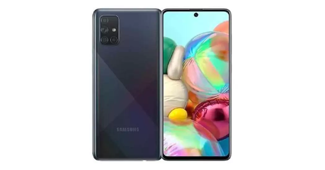 $110 Samsung Galaxy A71 5G SM-A716U - 128GB - Black - (T-Mobile Unlocked)