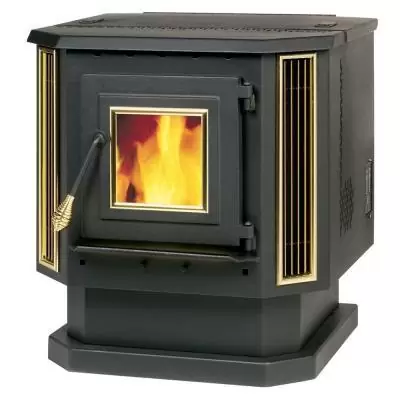 $1,649 Englander 2,200 sq. ft. pellet stove with brass louvers for sale in woodland, california