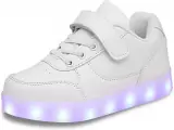 Kids led light up shoes for girls boys usb charging flashing trainers child led sneakers