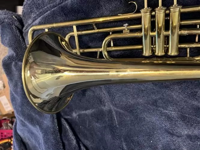 $205 Valve trombone, by golden music company, three valve, trombone in vernal, utah