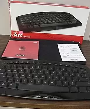 $25 Microsoft wireless arc keyboard used lqqk for sale in lincoln park, new jersey