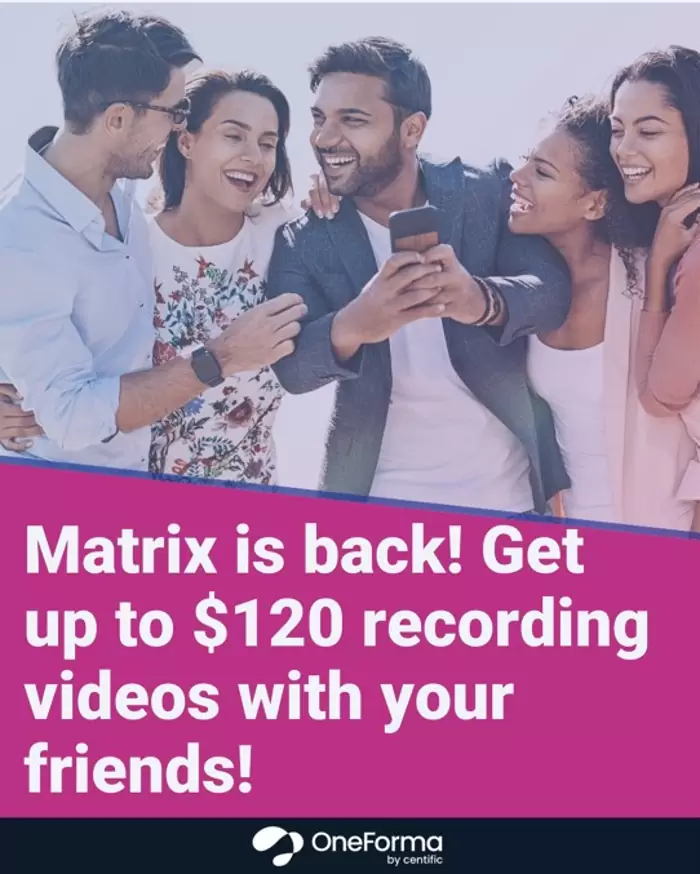 Participate in Matrix 3.0 and earn up to $120