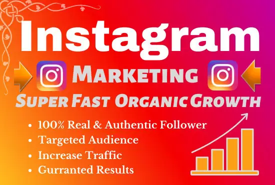 Iwill do superfast organic instagram growth follow