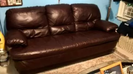 $100 Brown Leather Couch
                                                for sale
                                in
                                Paterson,
                                New Jersey